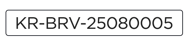 KR-BRV-25080005